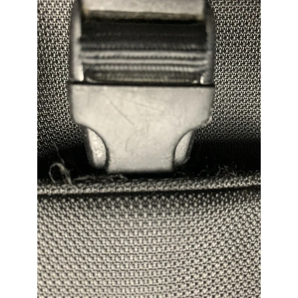 Tumi Laptop Briefcase Messenger Bag Nylon Leather Multiple Pockets Black